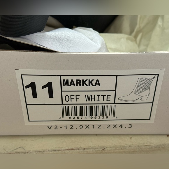 JOURNEE signature Markka women’s Chelsea Western Boot in off white size 11 - Picture 5 of 8